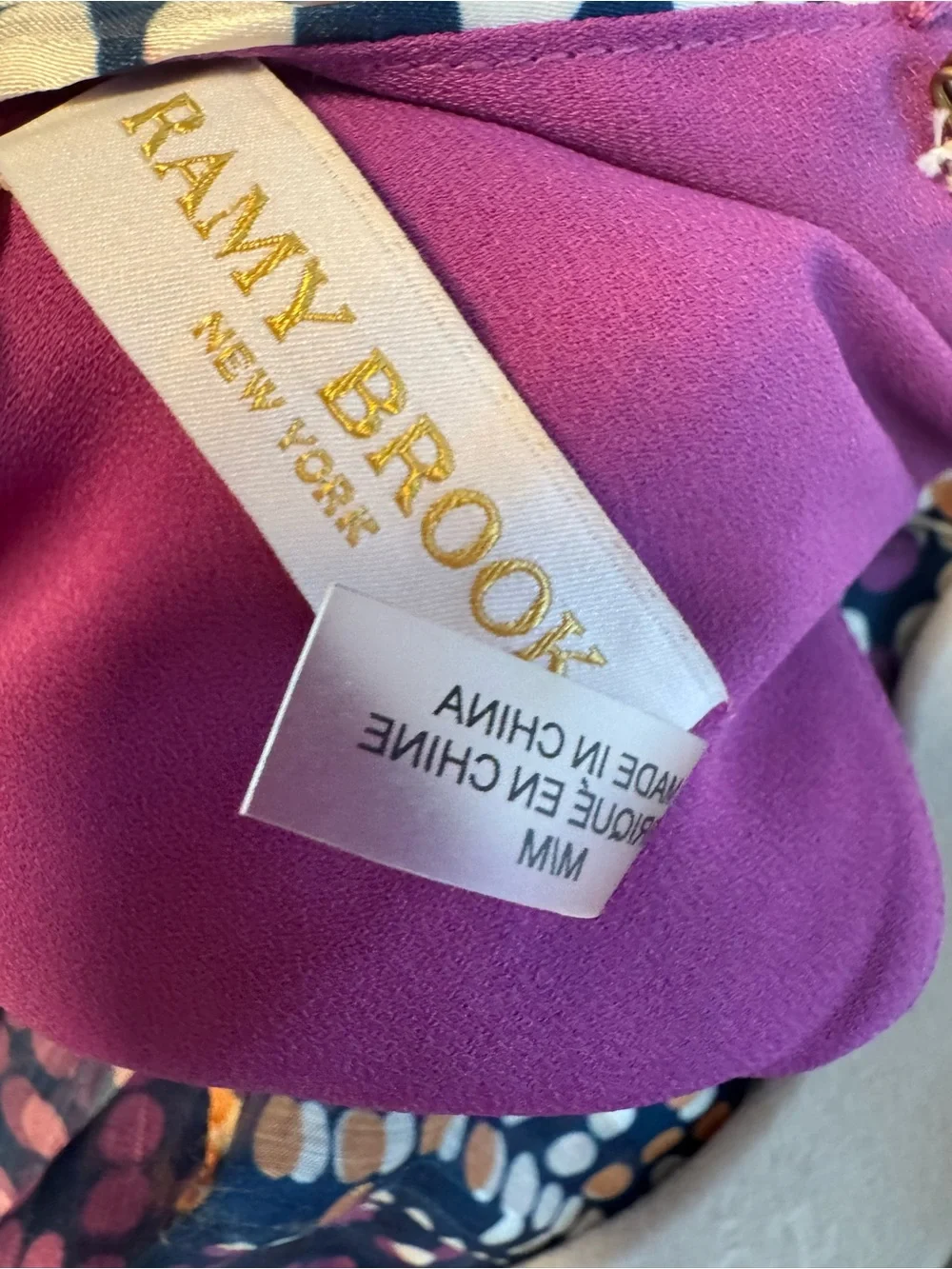 Ramy Brook Sleeveless Halter Jumpsuit in Purple Multi Color as seen on TV